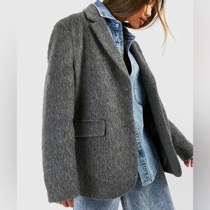 H&M WOOL-BLEND Gray JACKET